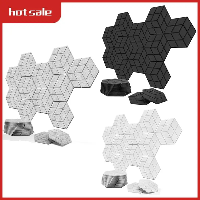 

AC22-12 Pack Self-Adhesive Acoustic Sound Proof Foam Panels 13.8 X 12 X0.4Inch,For Studios/Recording Studios/Offices