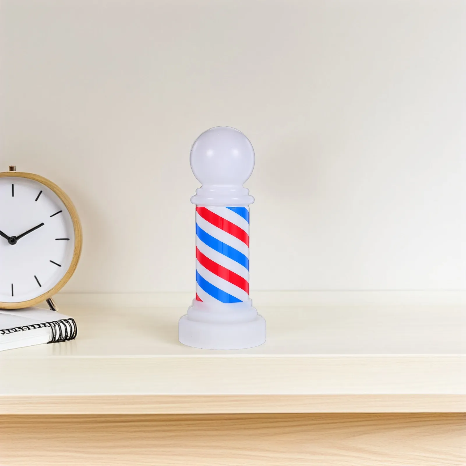 

Luminous Barber Shop Pole Lamp Red White Light for Salon Decoration Professional Business Sign Lighting