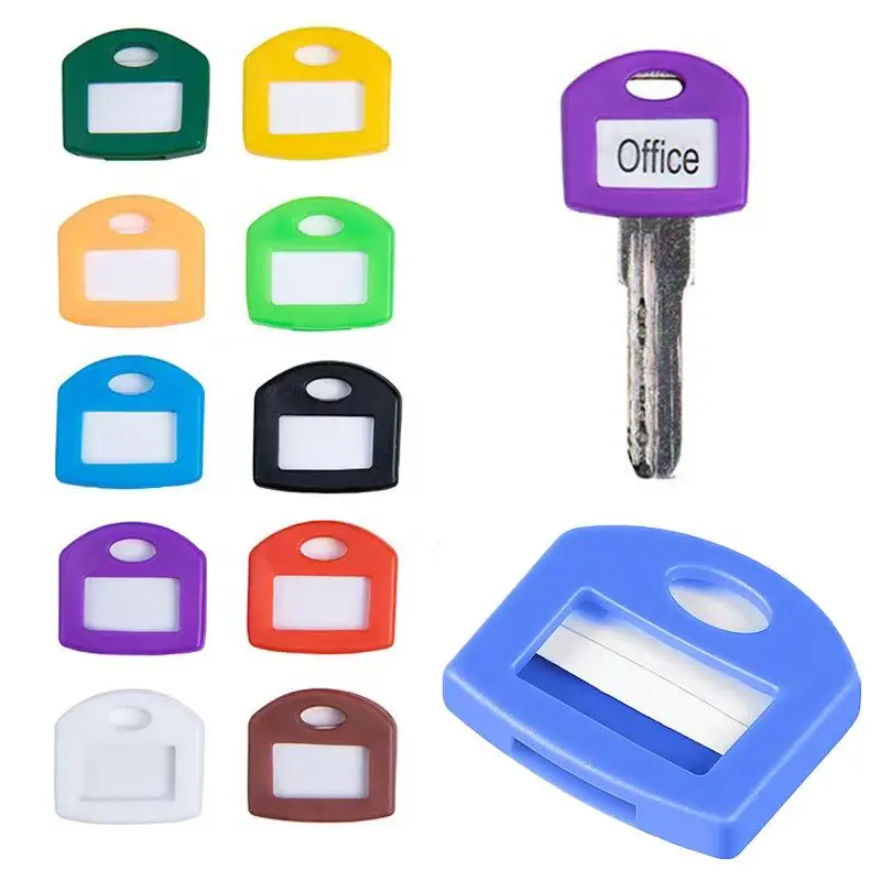Colorful Silicone Key Covers For Easy ID - Flexible & Durable Identifier Tags Organize Keys