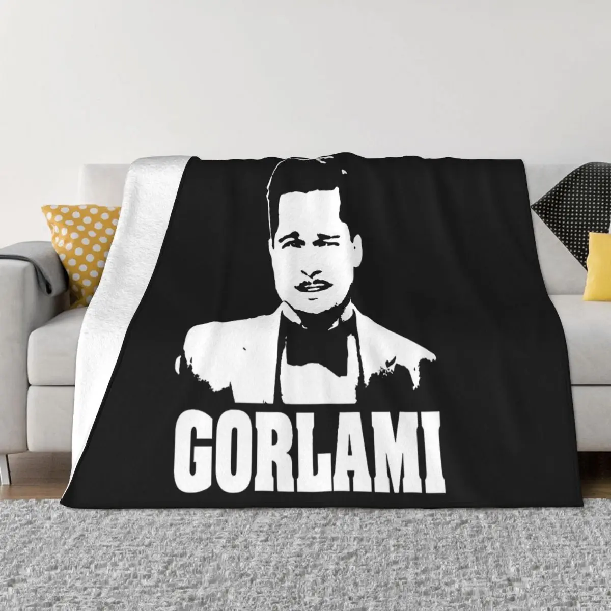 Inglorious Basterds Brad Pitt Gorlami BlackWarmer Women Men New Arrival Child Holiday Throw Blanket