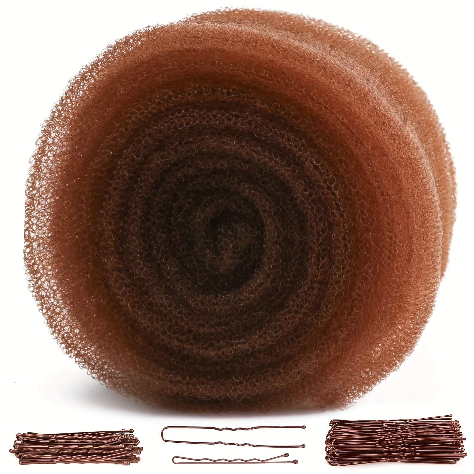 70pcs Cross-Border Hair Filler Pads Sponge Donuts Fluffy Invisible Styling Tools