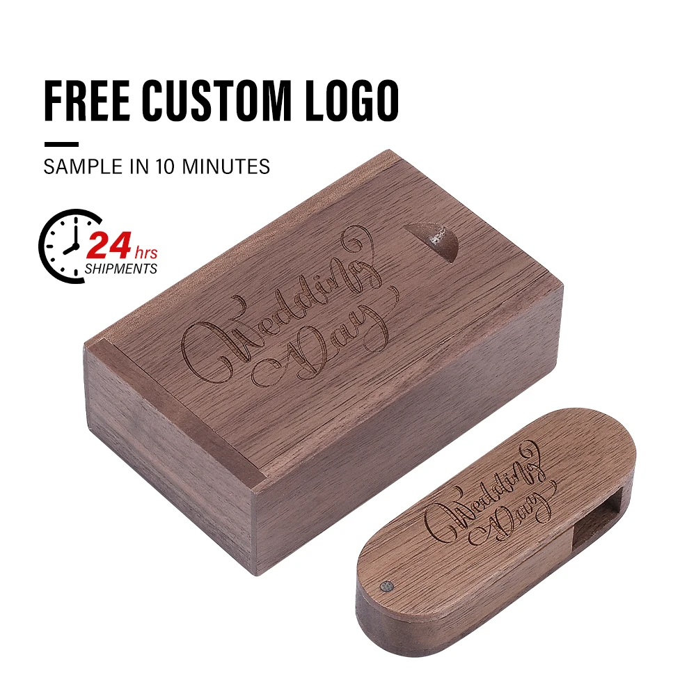 10 Stück USB-Stick 128GB mit kostenlosem individuellem Logo, 64GB, 10 Stück Holz-Speicherstick, Großhandel Pendrive 32GB 16GB 8GB – Detail 5