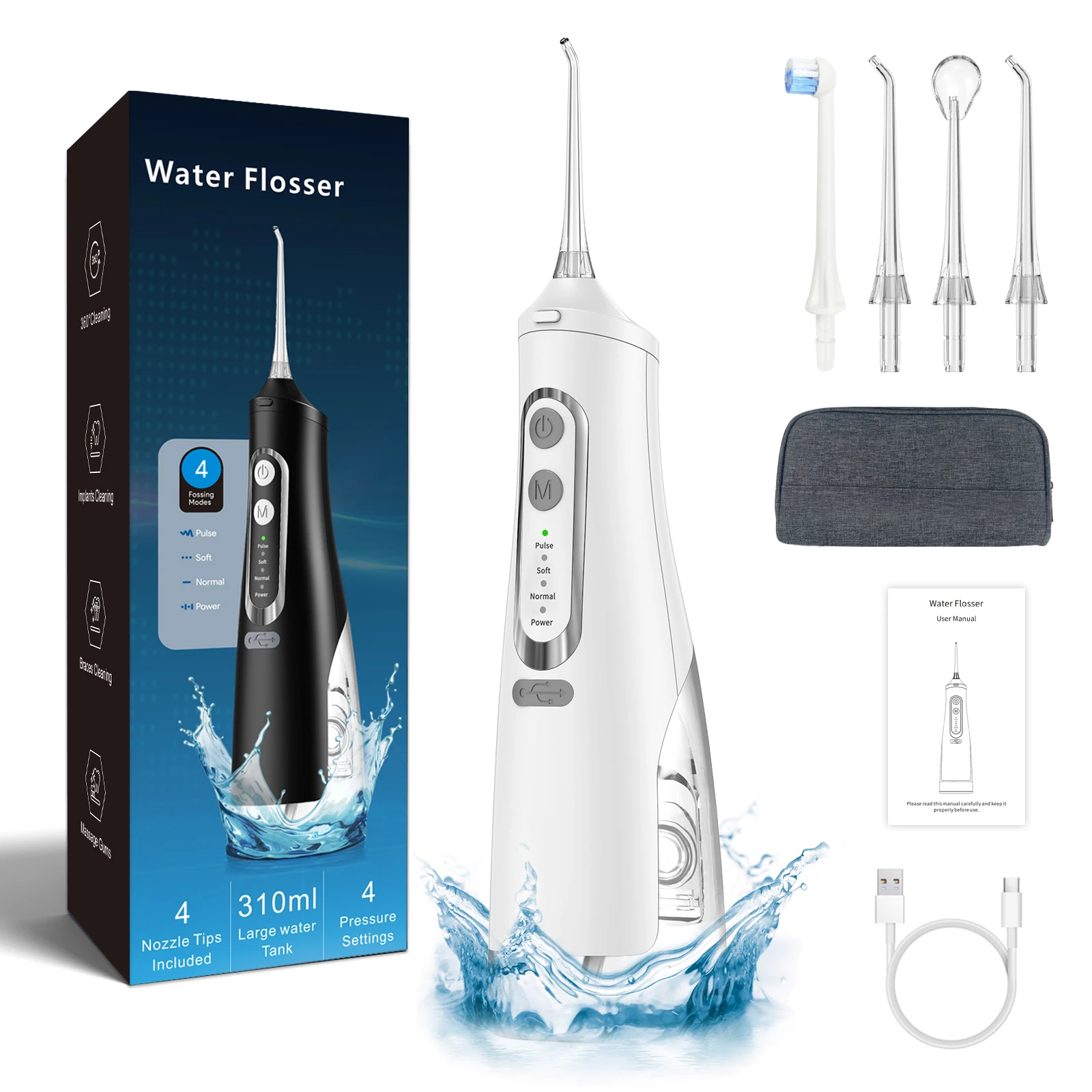 

2024 Best Selling Oral Dental Floss Irrigator Oem/ODM Water Flosser For Teeth And Braces Cordless Jet Pick