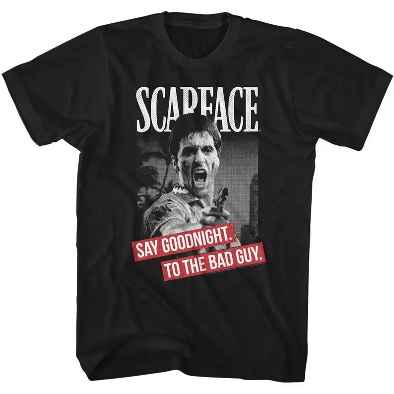 

Scarface Say Goodnight Black T-Shirt