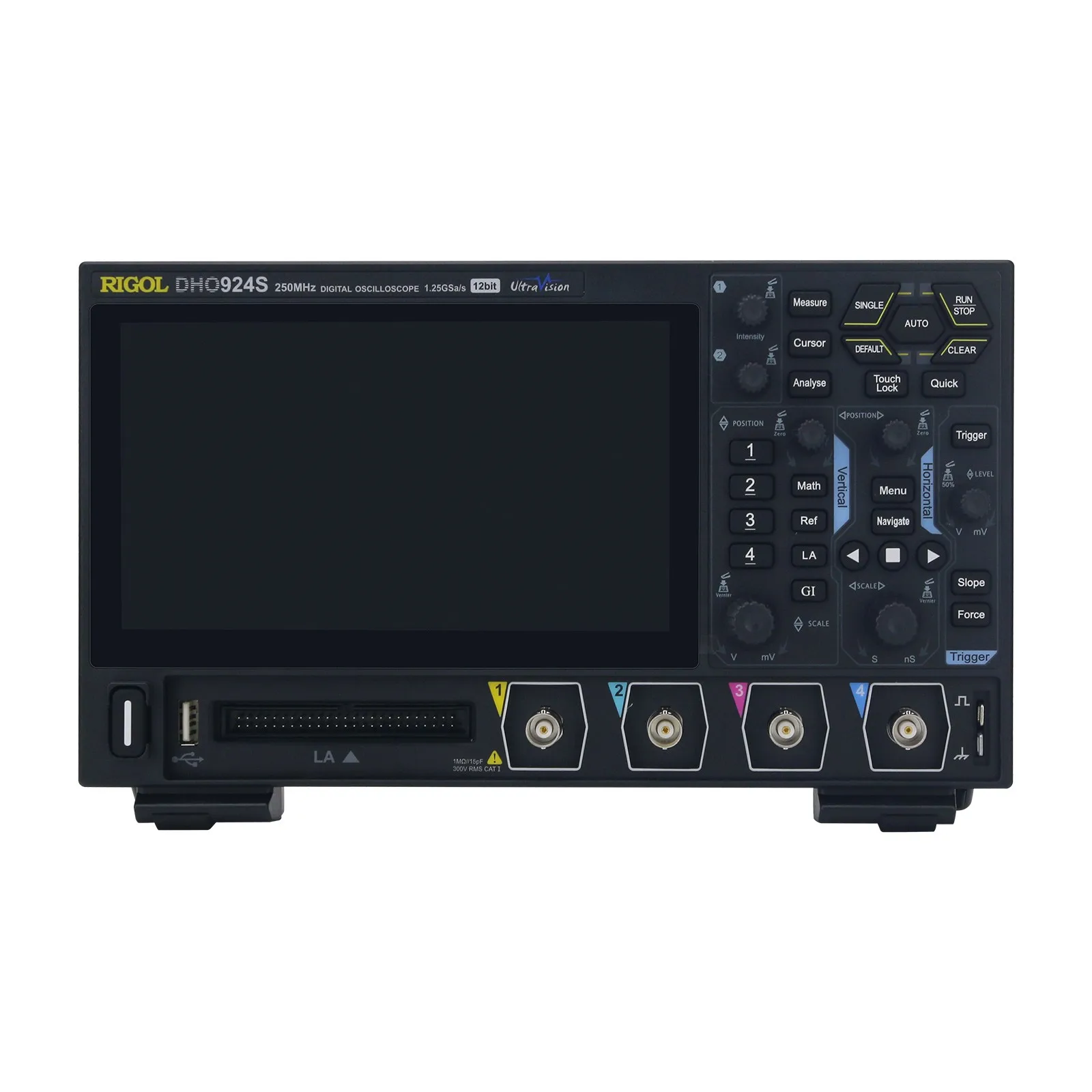 RIGOL DHO924S 250 Trillion-Hz Portable Digital 4-channel 12-bit 1.25gsa/s Oscilloscope Supports Bode Plot And Loop Analysis