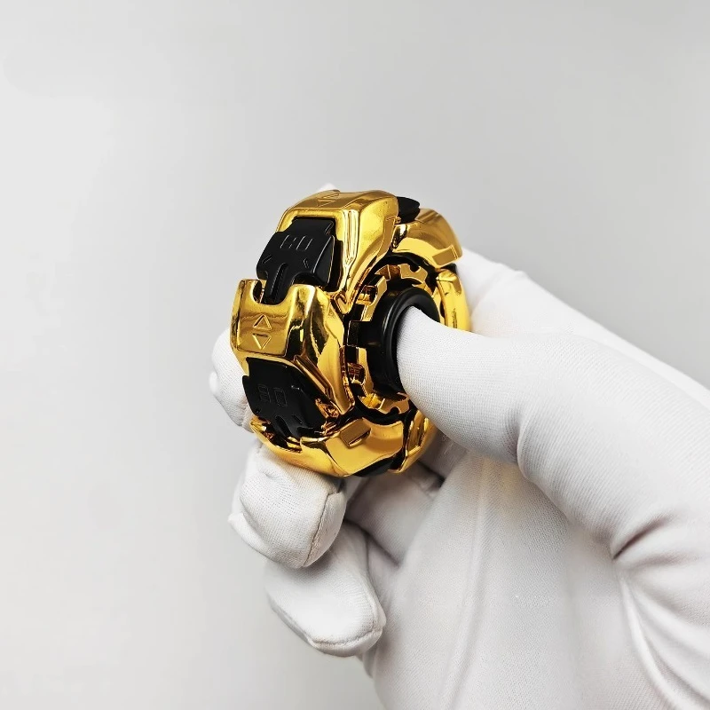 Violent 08 Black Gold Limited Edition EDC Mechanical Metal Open Armor Fidget Gyro Decompression Youth Edition Toy