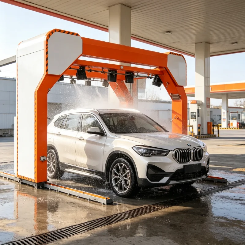 2026 Fully 360-degree Touchless Fully Automatic Car Wash Machine High Pressure Touchless Car Washing Machine with 6 Dryer