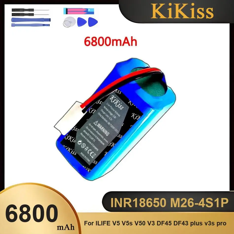 

Аккумулятор для мобильного телефона INR18650 M26-4S1P для роботов-пылесосов ILIFE V5, V5s, V50, V3, DF45, DF43, plus, v3s pro. Новые батареи.