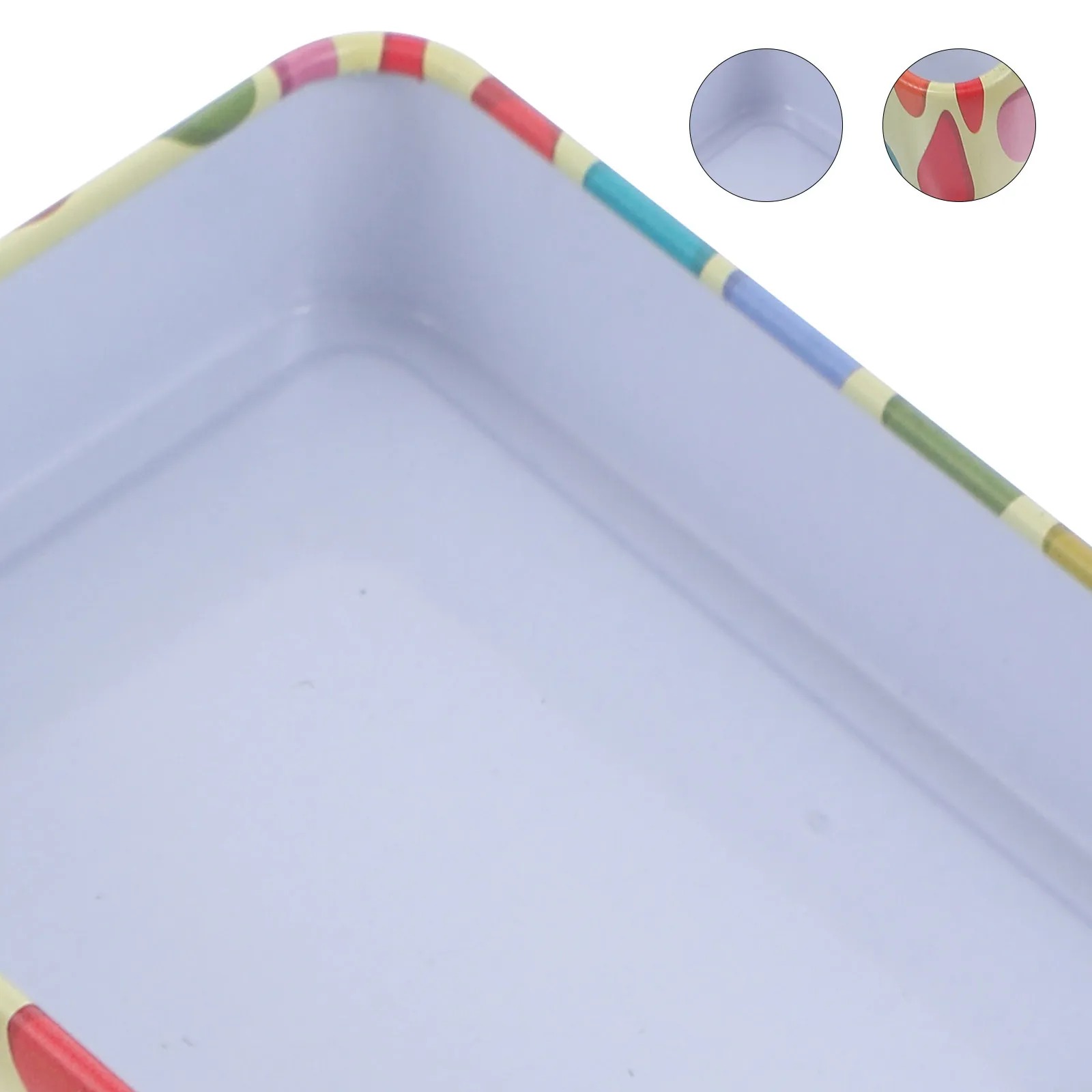 4Pcs Tinplate Game Cards Box Sturdy Metal Storage Organizer Playing Card Holder for Sports Baseball Tarot Trading Cards