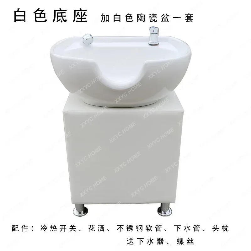 Men Sitting Shampoo Chair Flushing Bed Sitting Basin Ceramic Traditional Chinese Medicine Tea Bran Salon Behandelstoel Furniture