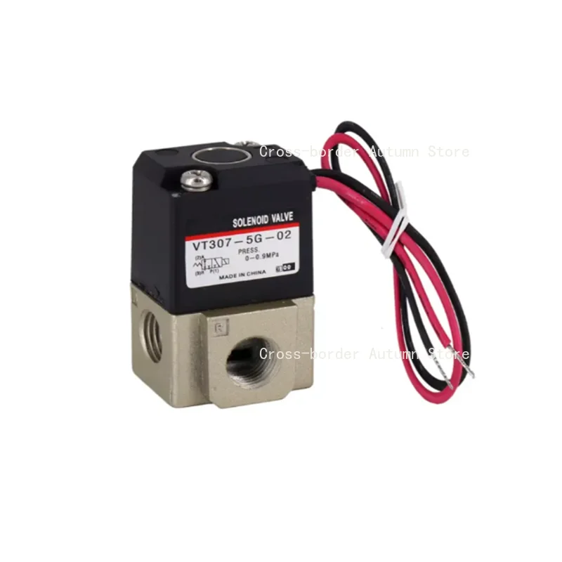 1PC DC24V 1/4'' VT307-5G-02 High frequency solenoid Two position three-way solenoid valve  VT307-5G-02 DC24V