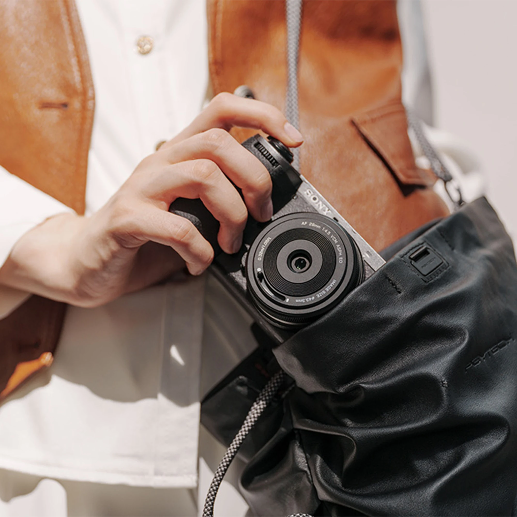 VILTROX AF 28 مللي متر F4.5 رقاقة ضبط تلقائي للصورة عدسة كاميرا بإطار كامل ريترو سليم ل Fujifilm X Sony E Nikon Z Mount