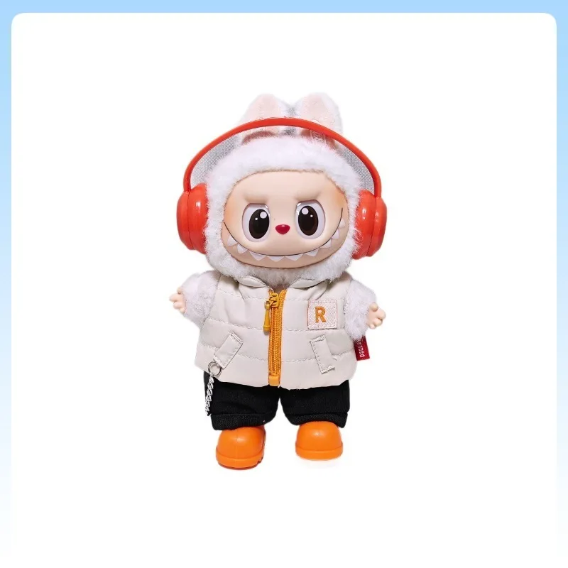 

Fro 15cm 17cm Rag Doll Clothing Cotton-Filled Winter Vest Set Plush Toy Cold Weather Wear Fashionable Casual Accessories