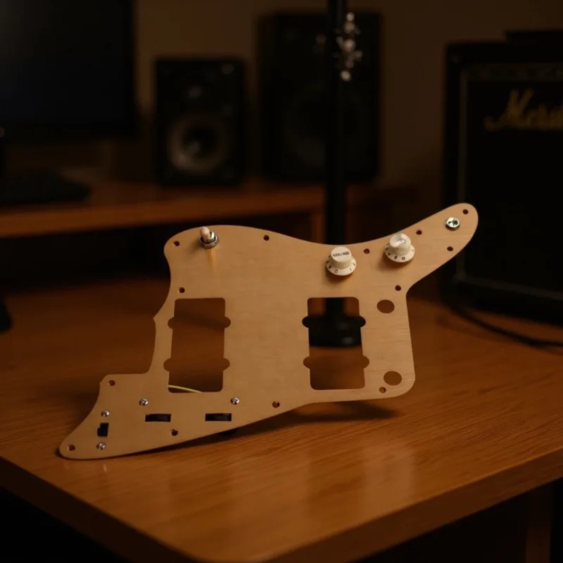 Loaded Guitar Pickguard Prewired Metal Control Plate for JM Electric Guitar Pickguard Parts
