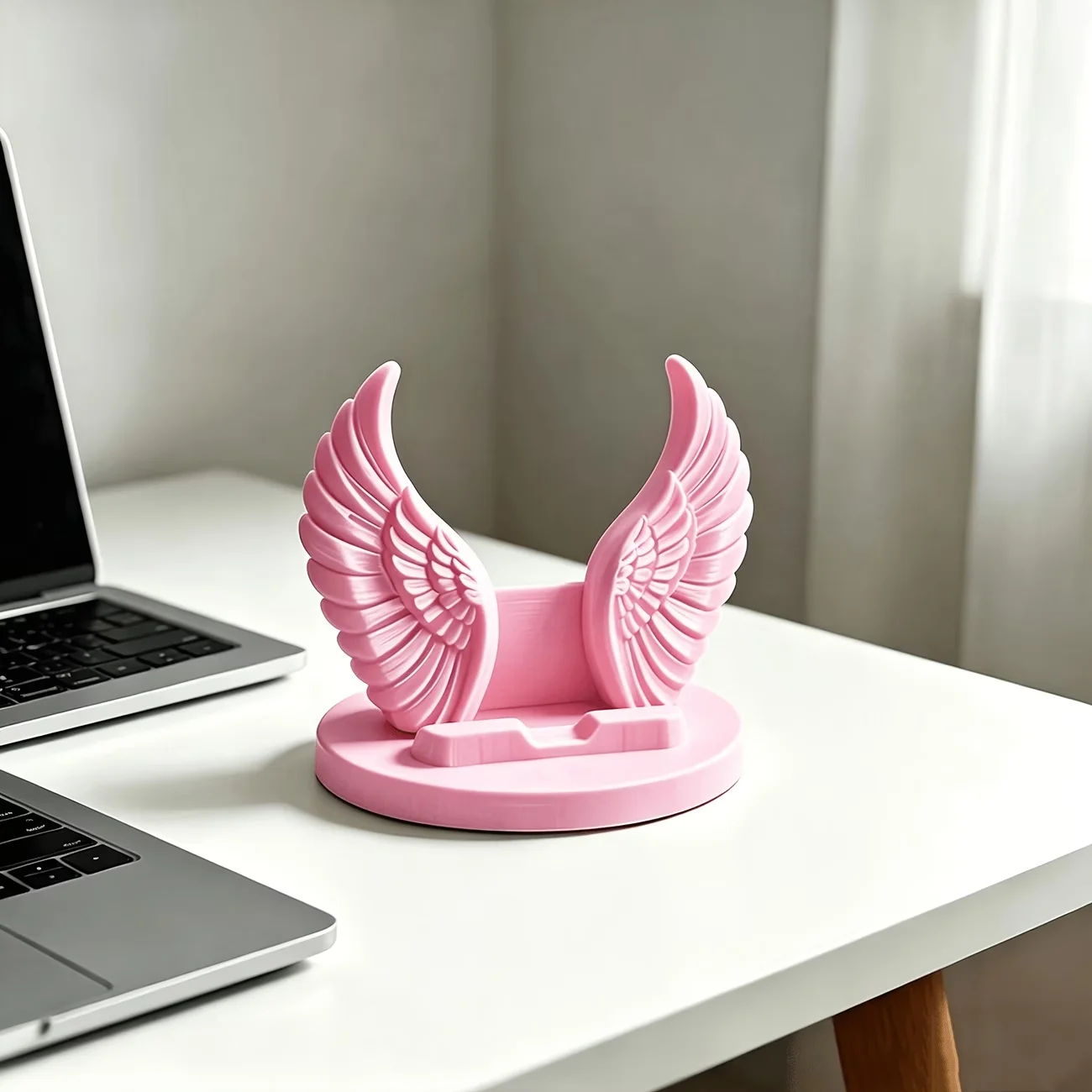 Angel Wings Phone Stand Creative Desktop Ornament, Simple Nordic Style Phone Stand