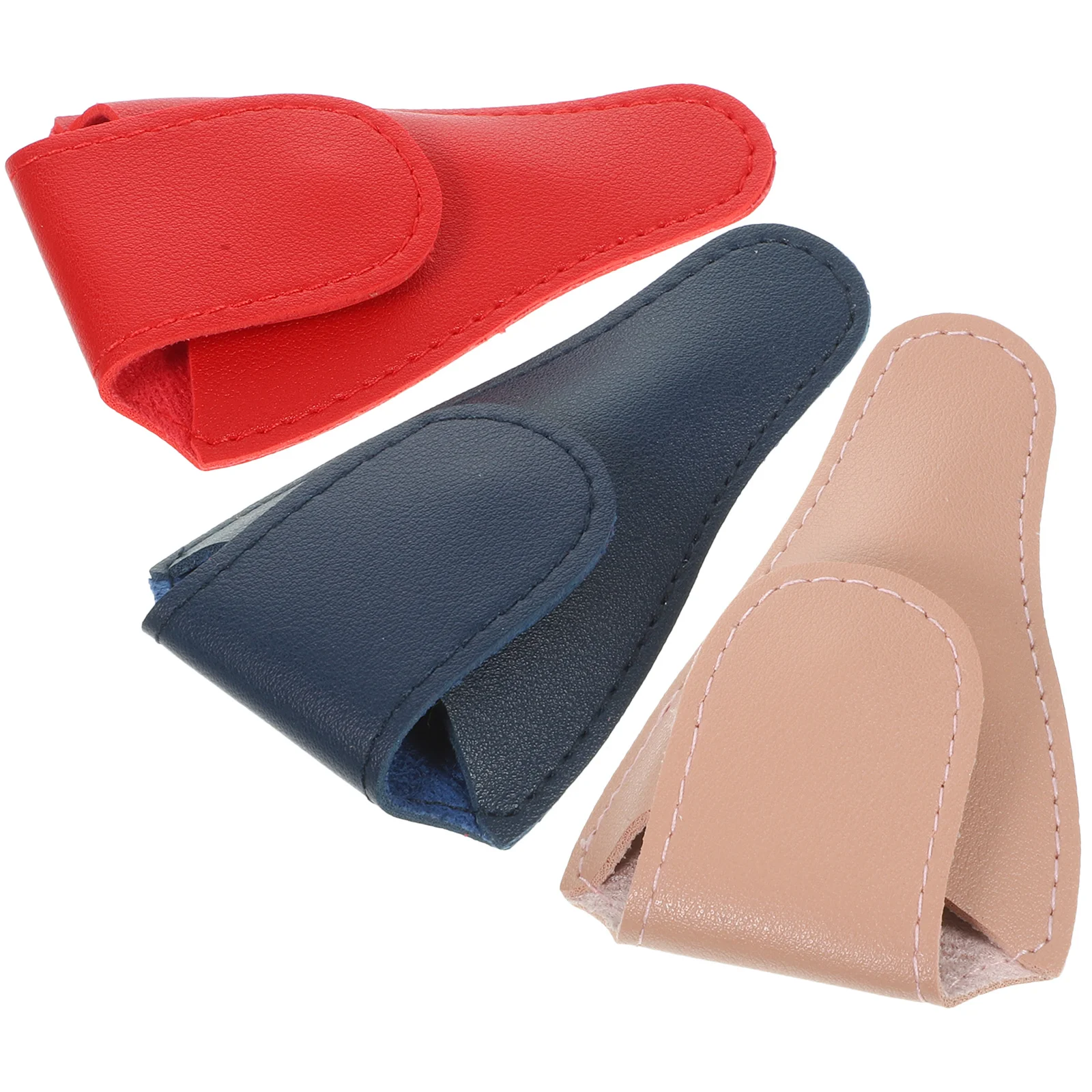 3 قطعة مقص الأظافر الحقيبة الغطاء الواقي مشبك تصميم المحمولة حامل خفيف الوزن ل مانيكير بشرة باديكير الاستمالة #4