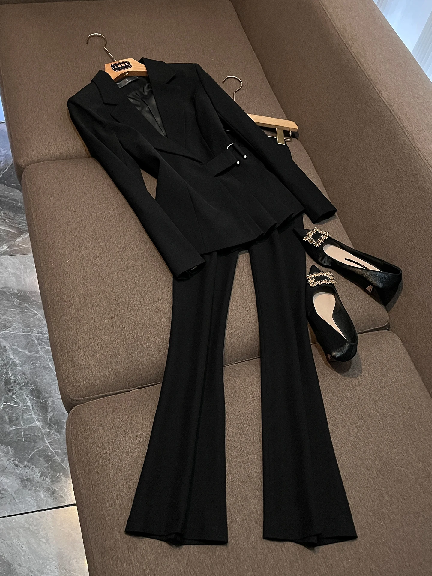 

Slim Fit Suit Set High End 2026 New Professional Workwear Hotel Manager Uniform Female Spring Season Fashion Business Suit