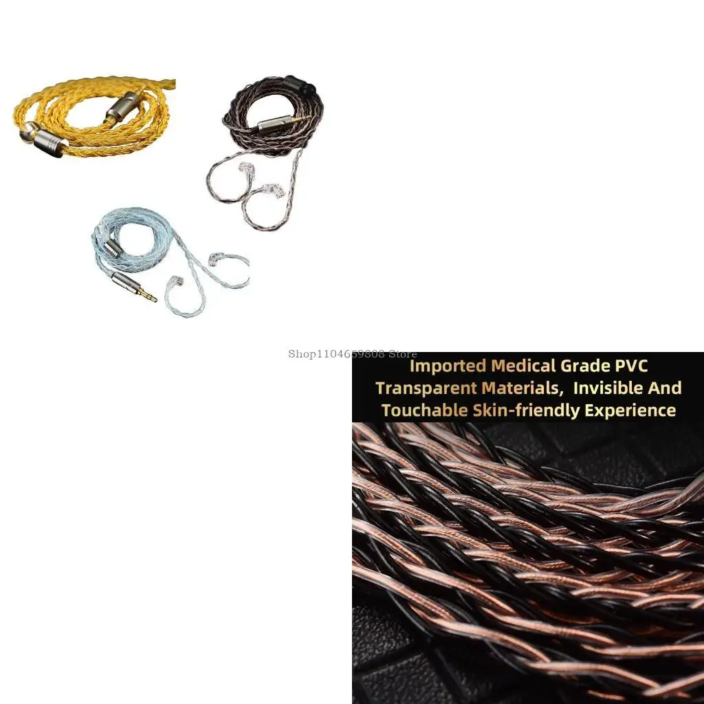 Upgrade Earphone Cable for QKZ-ZXN/ZXT/AK6 Silver Plated Upgrade Cable