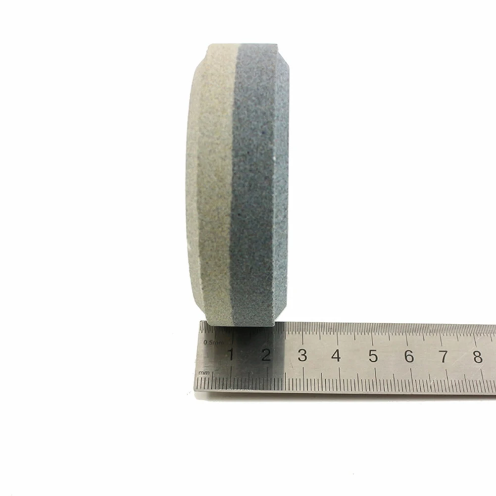 Piedra para afilar redonda de doble cara, grano fino grueso, resistente al agua, cubiertos de cocina compactos, tijeras para cuchillos