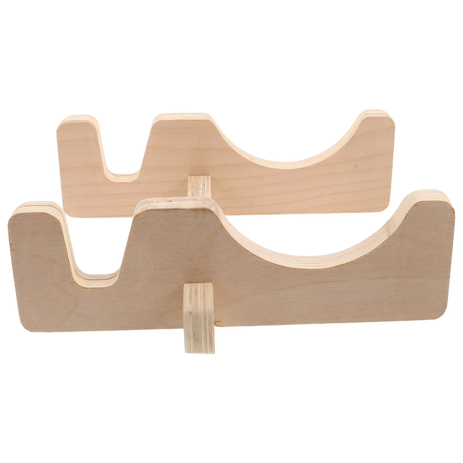 

1Set Freestanding Wooden Skateboard Rack Floor Stand Snowboard Display Holder Vertical Surfboard Storage for Home Garage