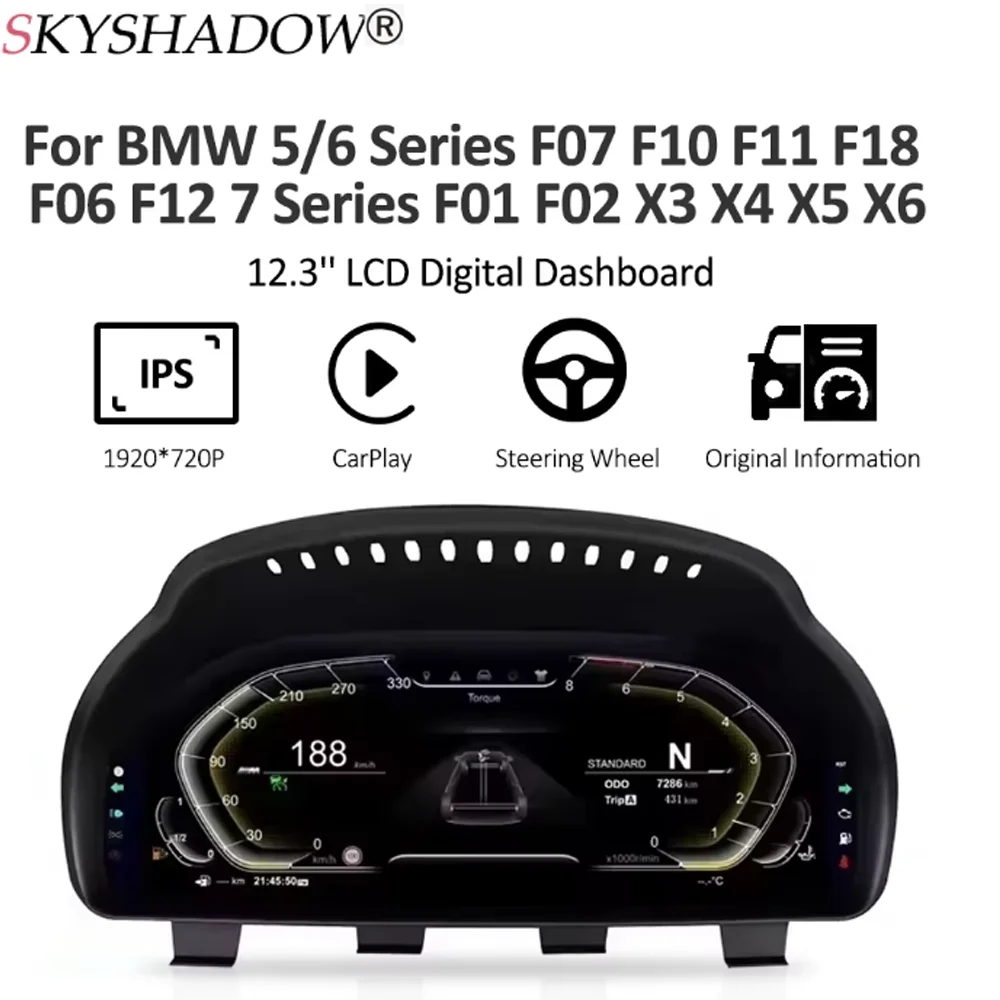 12.3" Linux Car Dig…