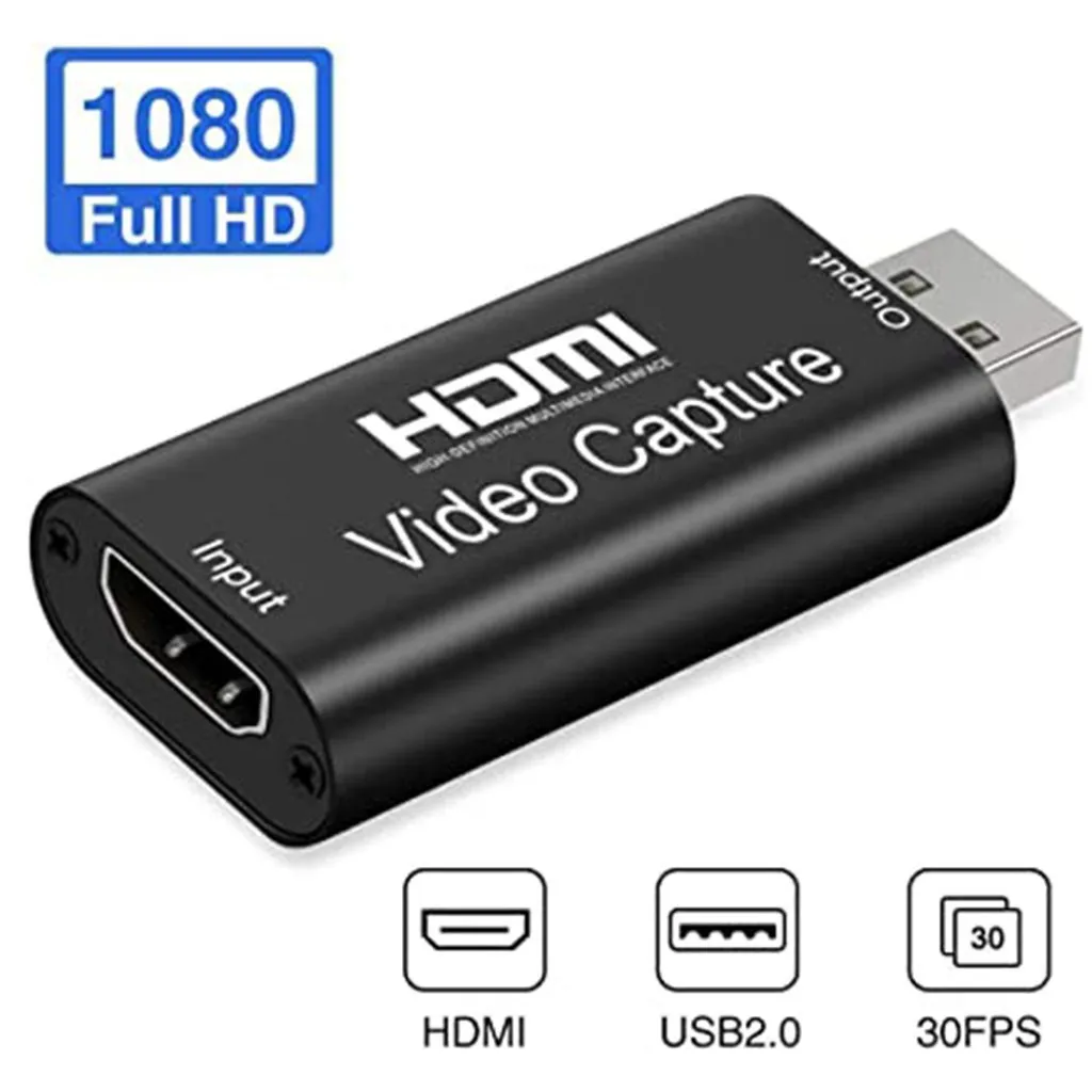 4k HDMI to USB 2.0 video capture card HDMI-compatible Video Grabber Live Streaming Box Recording for PS4 XBOX Game DVD HD Camera