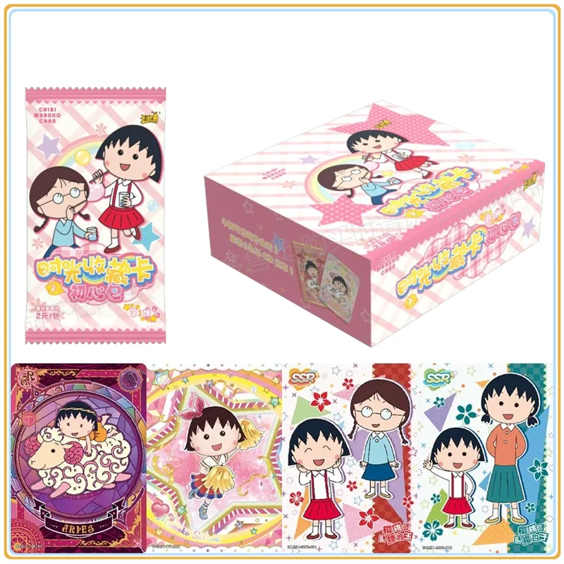 KAYOU Genuine Chibi Maruko-chan Card Time Collection Card Beginner Pack Tamaki Honami‌‌ Rare CR Anime Characters Card Toy Gift