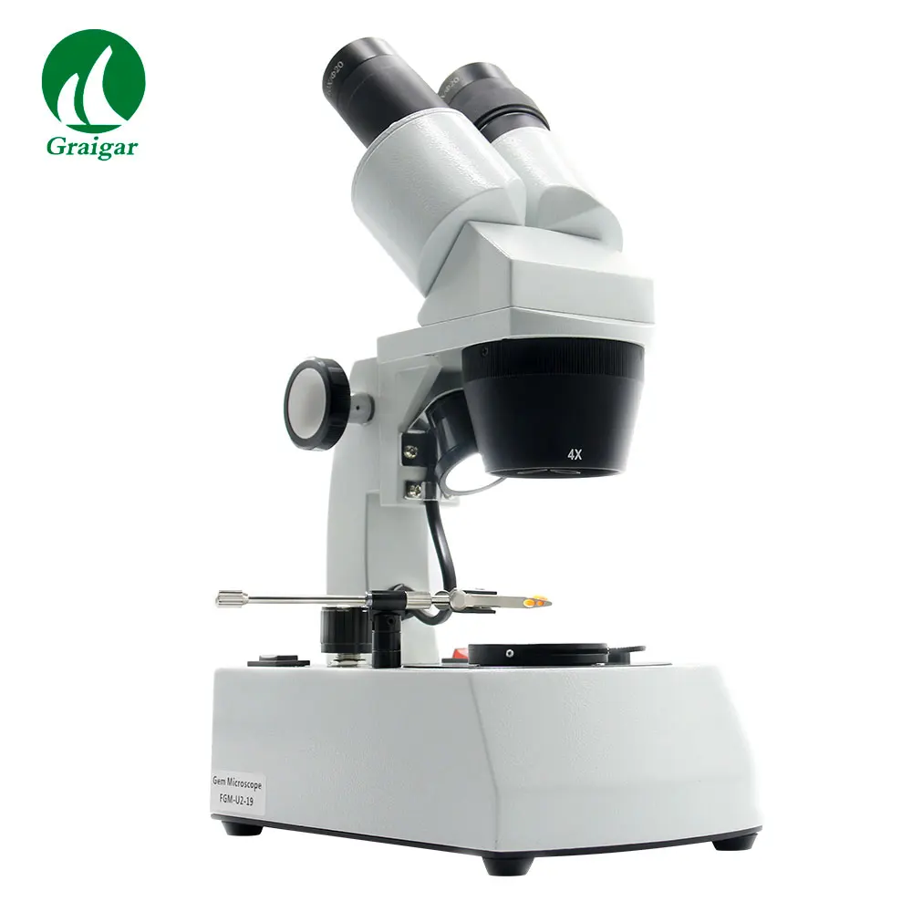 FGM-U2-19 Gemological & Jewelry Binocular Microscope Straight Arm Type Gem Microscope