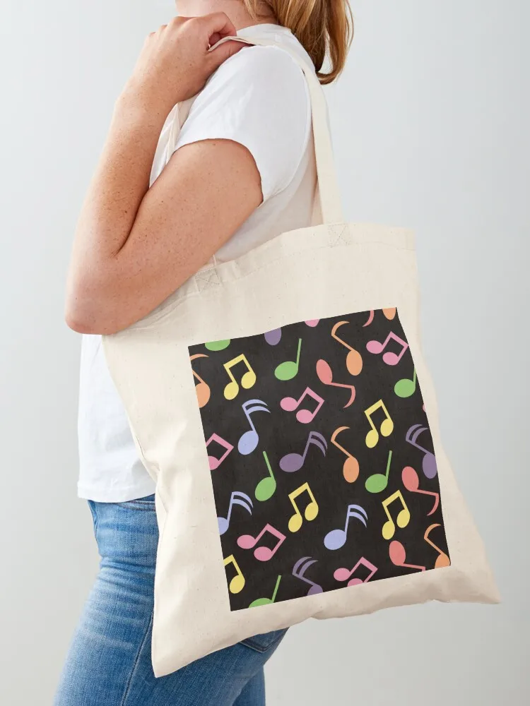 

music note pattern Tote Bag Canvas bag for women large tote bag Shopping bags female