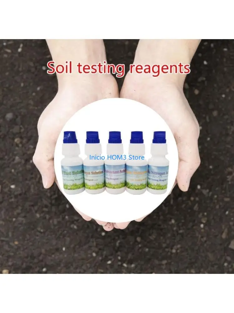 

A5YD Soil Test Liquid Solution Soil Test Set Nitrogen, Phosphorus, Potash Tester