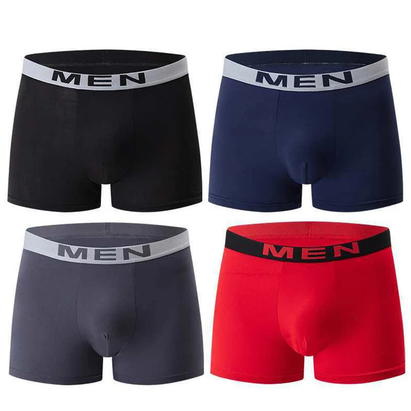 10Pcs Men's Underwear Boxer Briefs Soft Breathable Underpants Comfortable Mens Boxers With Elastic Waistband For Daily Wear