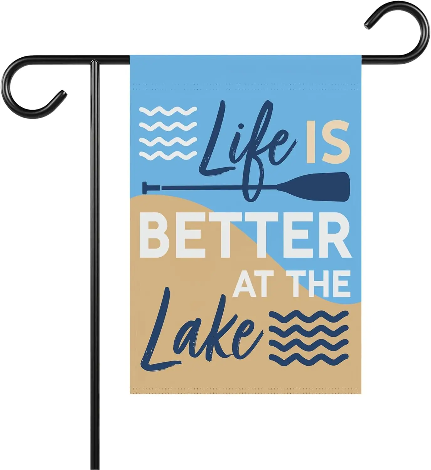 LissiArt97 Life Is Better At The Lake Garden Flag - Welcome Flag - Lake Garden Flag - Gifts For Friend - Family - Double Sid zzo