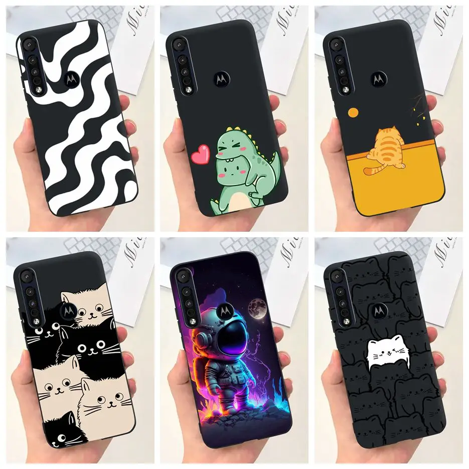 For Motorola One Macro Case Cute Fashion Cartoon Cover Soft Silicone Phone Case For Motorola One Macro OneMacro Back Cover Coque