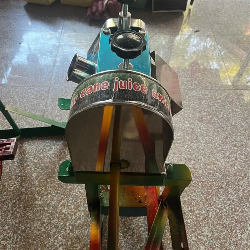 

Ручная соковыжималка для сахарного тростника, соковыжималка для имбиря, бытовая маленькая соковыжималка из нержавеющей стали