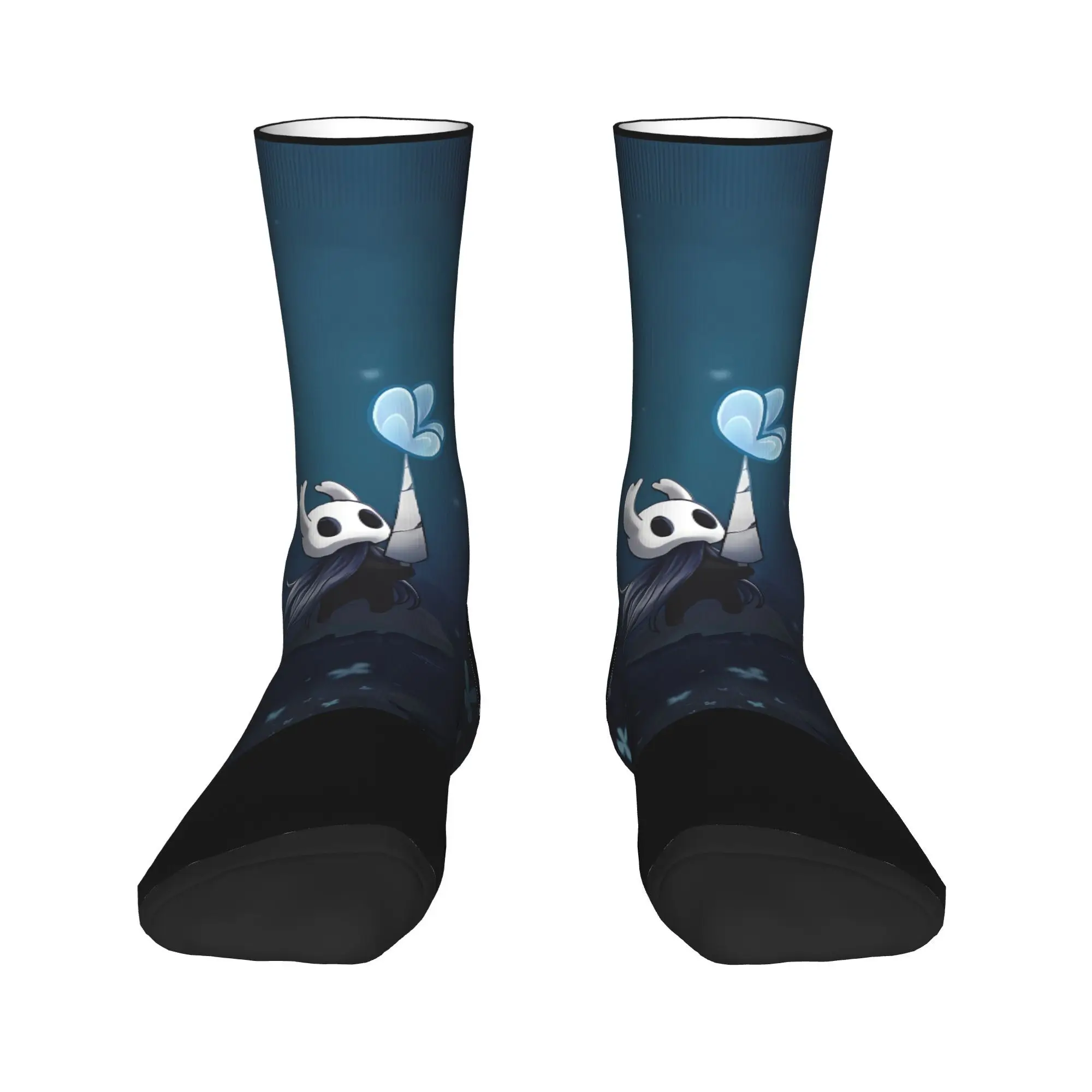 ホロウナイト ストッキング デザイン ゴシックソックス 春 滑り止めソックス 大人男性 アウトドアスポーツ 高品質ソックス