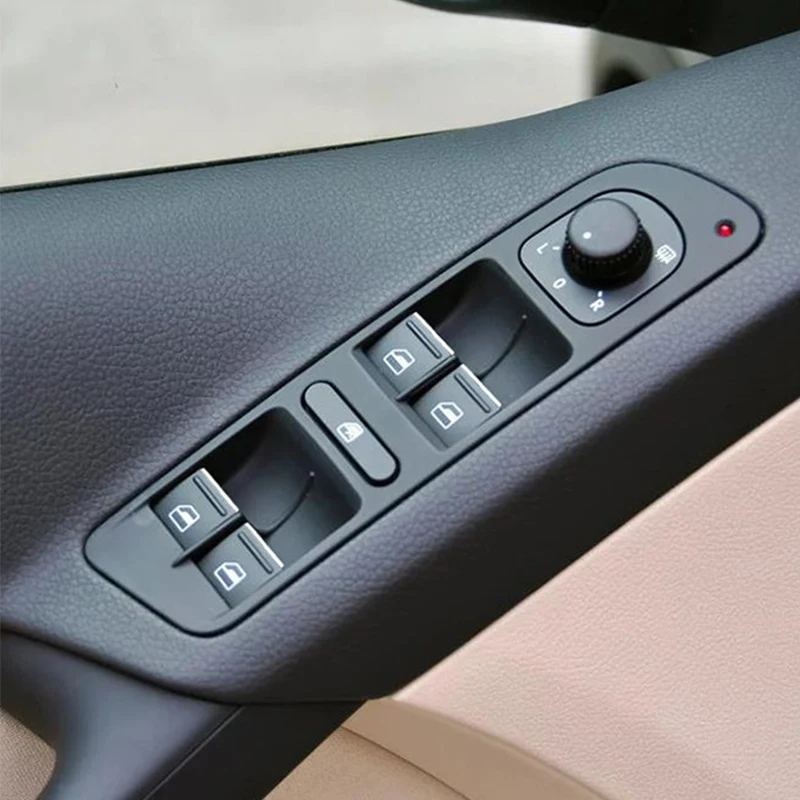 for Volkswagen VW Tiguan 2018-2020 Golf 7 MK7 7.5 2013 - 2019  Windows Lifter Button Switch Knob Cover Trim Car Accessories - view 5