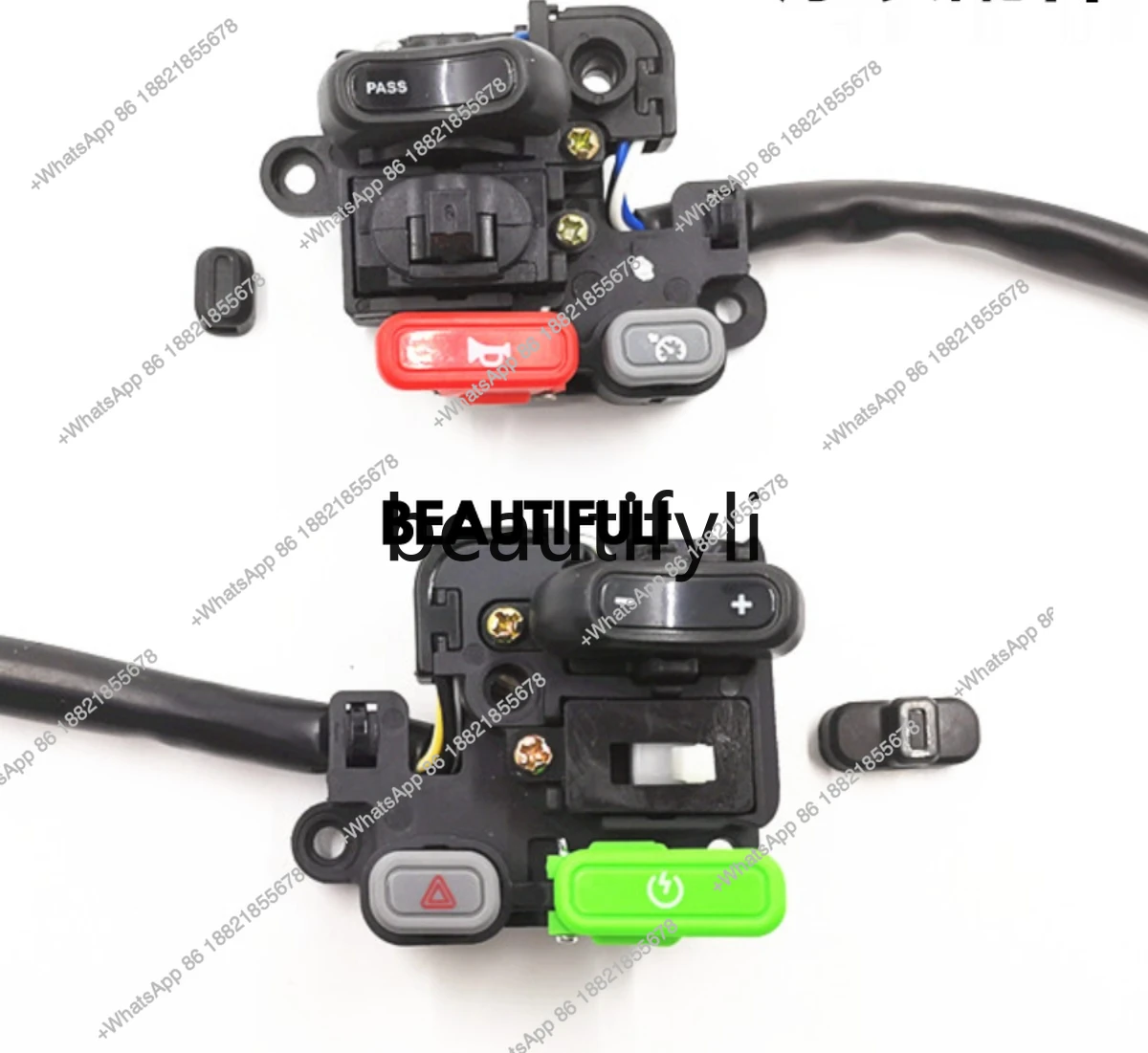 Electric vehicle M1/M +/MQi + left and right combination switch button, speaker start P file button original accessories