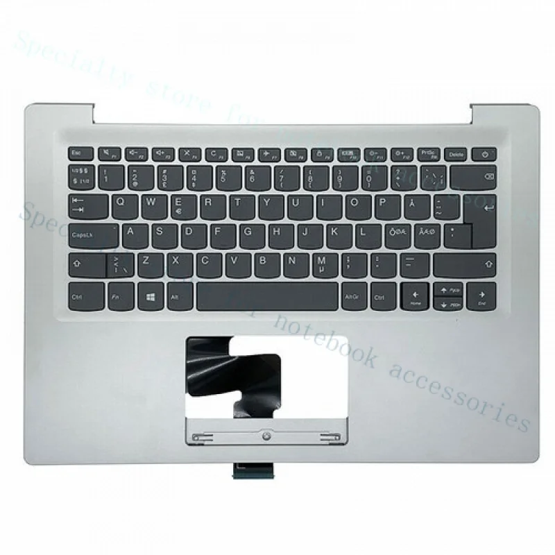 

A+ For Lenovo Ideapad 120S-14 120S-14IAP S130-14IGM Palmrest With Keyboard Silvery