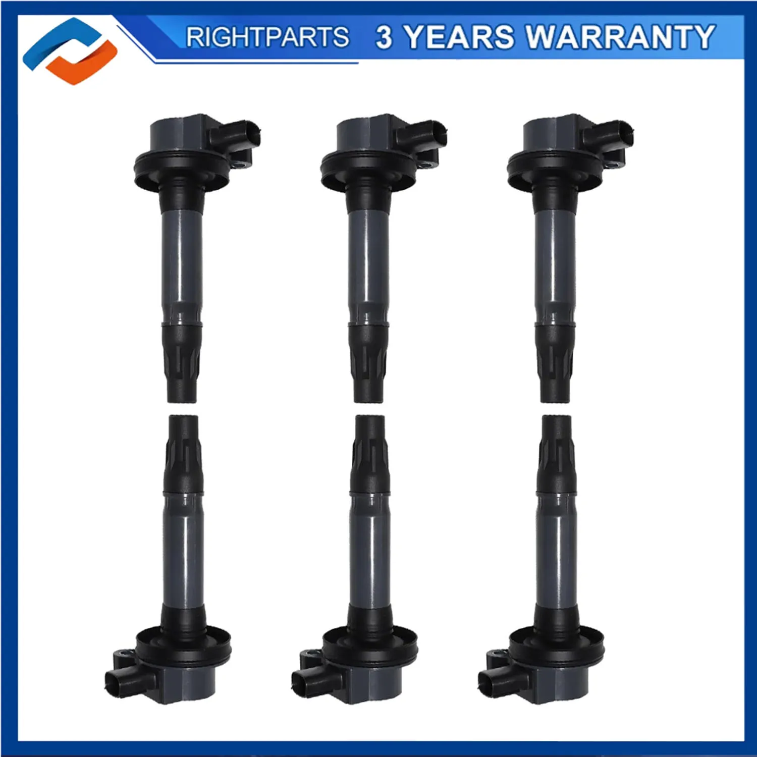 6Pcs UF612 Ignition Coils 7T4Z12029E For FORD USA MUSTANG EXPLORER F-150 EDGE TAURUS LINCOLN MKS MAZDA CX-9 CY0118100B 7T4Z12029