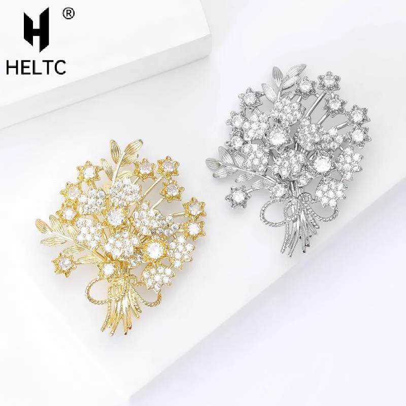Fashion Rhinestone Money Tree Brooches For Women Clothing Coat Jewelry Accessries Gift