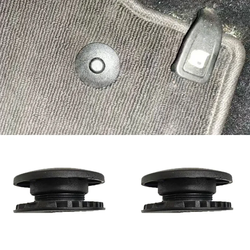 2Pcs Car Floor Mat Fixing Clip Holder For Mazda Carpet Grip Retainer Black Car Fastener