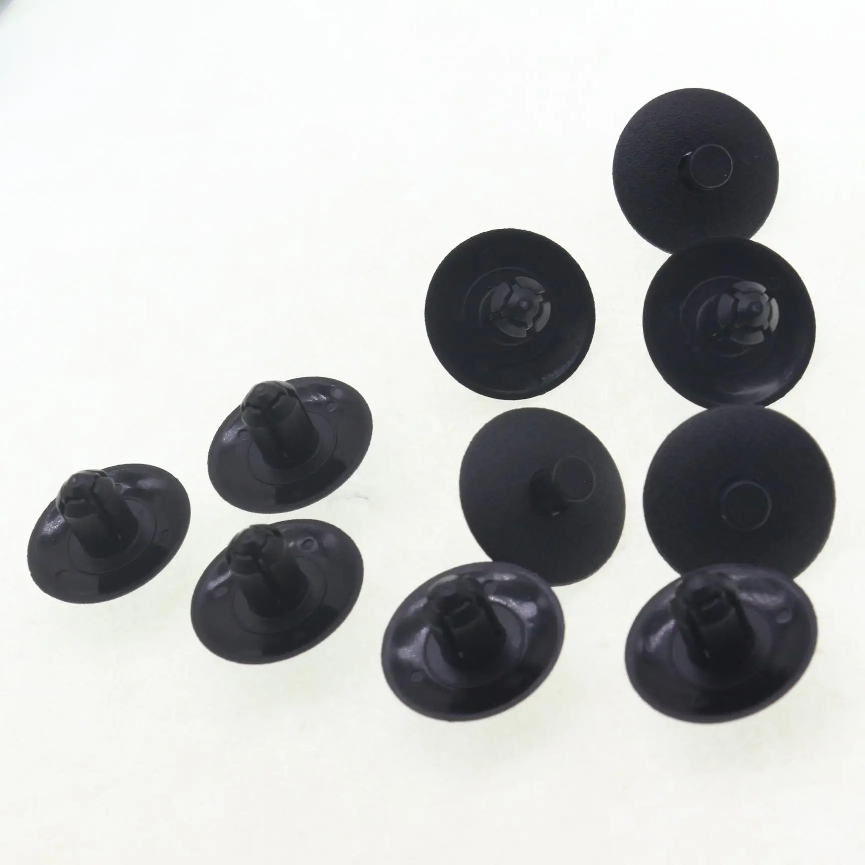 

10 Pcs Body B-Pillar Trim Panel Insert Clips Retainer Fit For Volkswagen Jetta 2011–2018 Black Nylon Fastener WHT‑004‑994