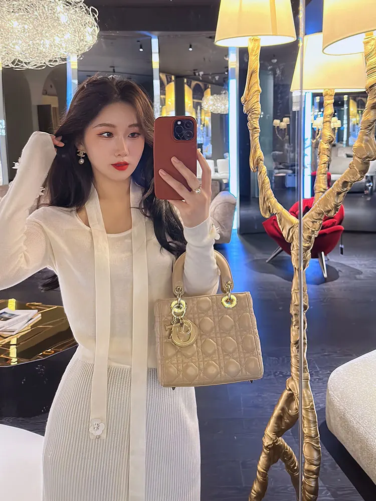 

YANGXIAOJING Вязаный шерстяной свитер ручной работы для женщин, базовый слой, внутренняя одежда, топ с поясом, облегающий крой, зимняя мода