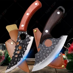 Professional Kitchen Knife Set Multifunctional Knife Meat Cutting Hand-forged Boning Knife Wooden Handle Knife BBQ Cooking