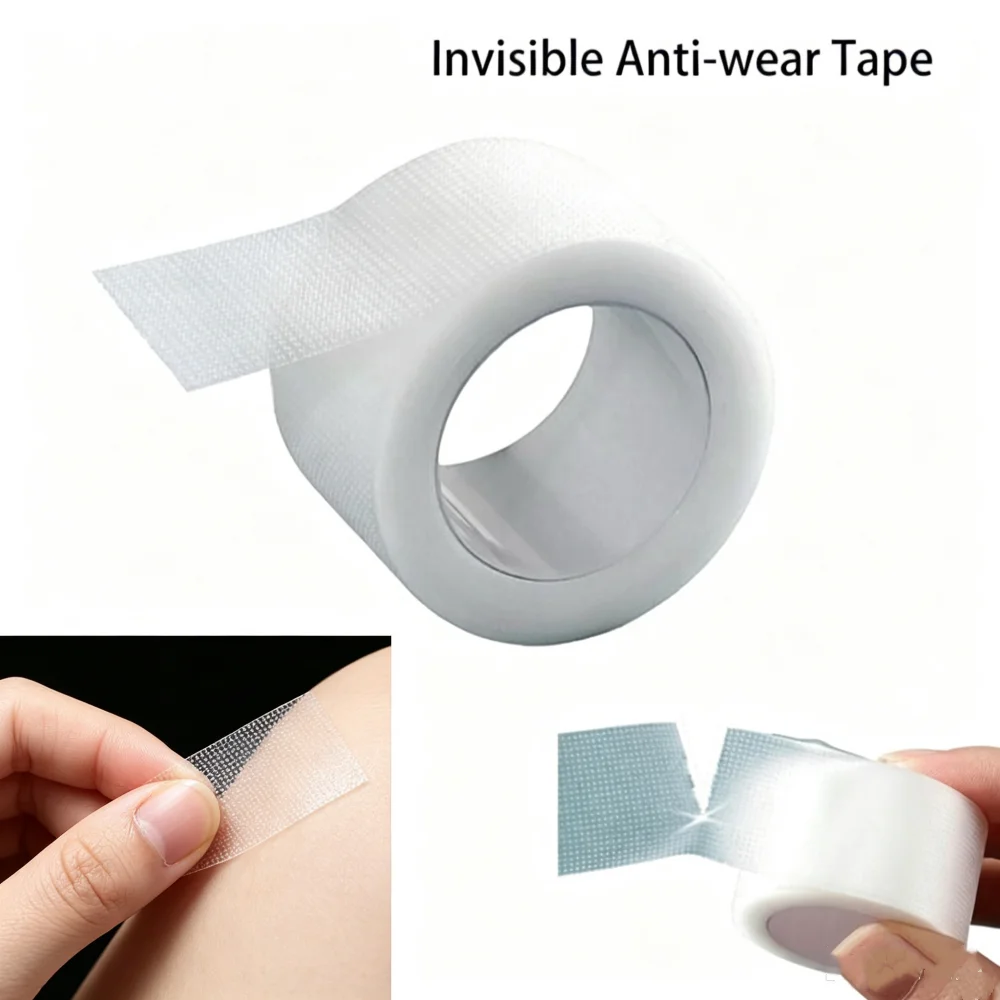 1 Roll Transparent Medical Tape Adhesive Plaster Breathable Tearable Pressure Sensitive Adhesive Tape Wound Dressing Bandage