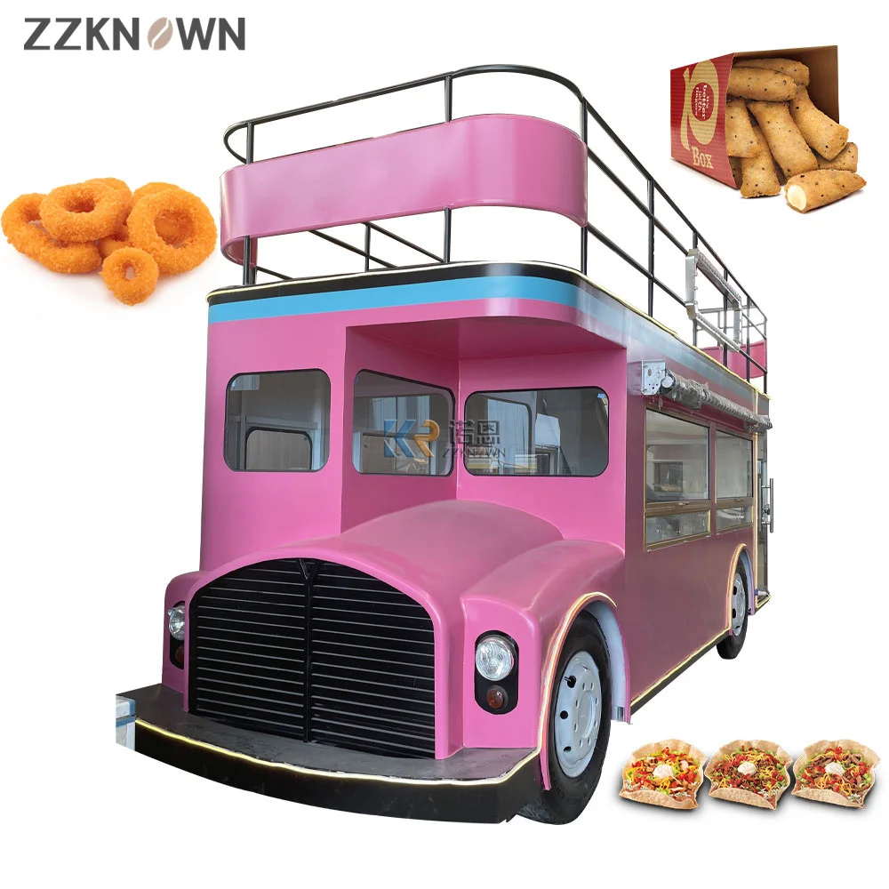 OEM Electric Fast Travel Ice Cream Food Cart Hot Dog Coffee Van Truck Kiosk for Sale in Dubai and Europe with Shipment By sea