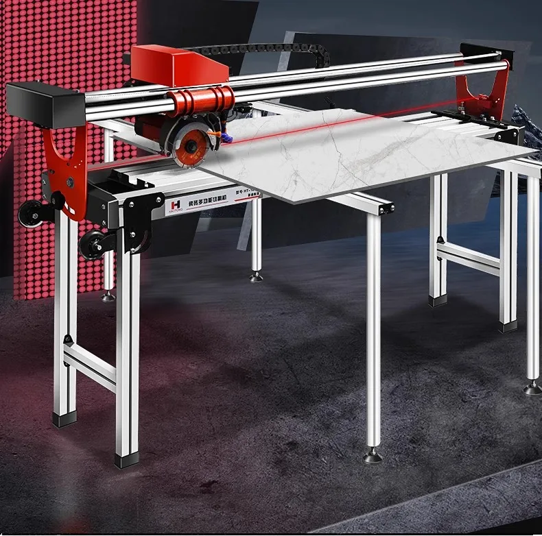 

Multifunctional Fully Automatic Desktop Tile Cutter Manual Push Knife Water Jet Microcrystalline Stone 45 Degree Chamfer Machine