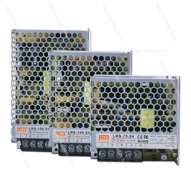 Ultra-thin 24V switch power supply LRS-350W multiple specs 24V 12V for industrial LED 50W-150W