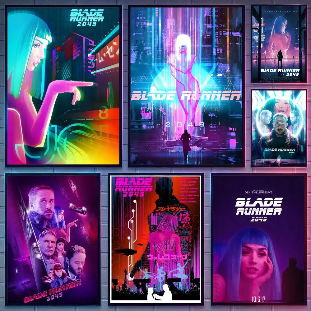 movie Blade Runner 2049 Poster HD Poster Anime Aesthetic Wall Art For Game Anime Lovers Bedroom Gaming Room Decor Ideal Gift