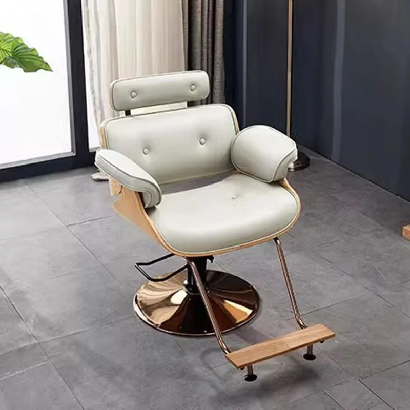 

Swivel Aesthetic Barber Chairs Ergonomic Stylist Hairdresser Cosmetic Barber Chairs Makeup Silla Giratoria Salon Furniture